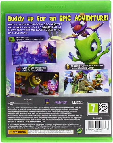 Yooka-Laylee Xbox1- Xbox One (Microsoft Xbox One) - Picture 7 of 10