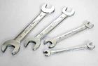 Official JAGUAR Sheffield Steel Vintage Spanner Set - 4 x Spanners. Classic Car