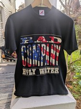 Vintage 1991 Bad Company Band Holy Water Tour T-shirt Medium Rare Single Stitch