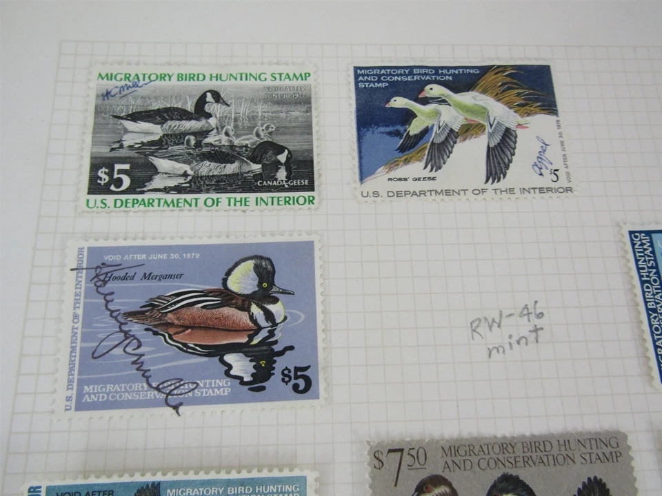 Nystamps US Revenue Duck stamp collection d7nk - Image 2 of 4