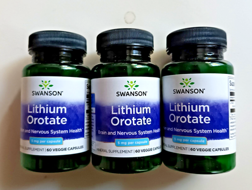 SWANSON L-OROTATE 5 mg 180 KAPSELN 3 x 60 Dosen