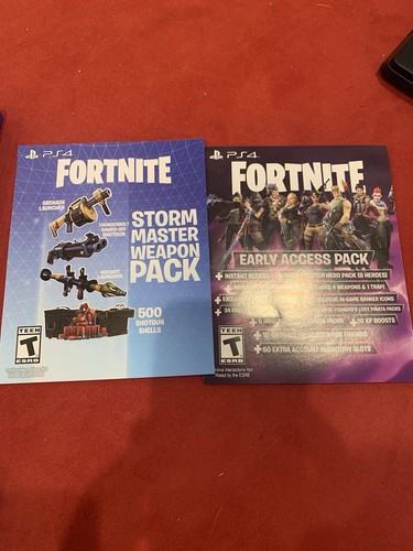 Fortnite Sony PlayStation 4 2017 Game Disc And Case With Inserts Tested Works - Picture 4 of 4