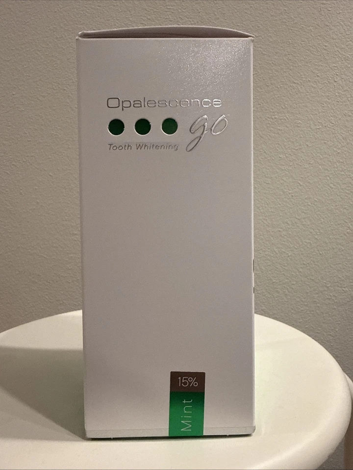 Bandejas blanqueadoras de dientes precargadas Opalescence Go 15 % como nuevas paquete de 8 nuevas caja abierta Foto 4 de 4