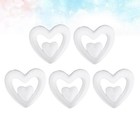  5 Pcs Heart Baubles Romantic Hanging Decorations Pendant Valentines' Day