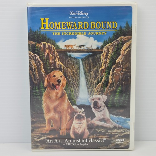 Homeward Bound: The Incredible Journey DVD Movie 1993 Walt Disney Family Reg 1 - Picture 1 of 2