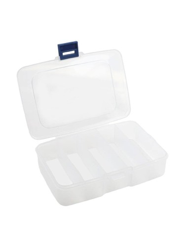 Compact Clear Storage Box with Multiple Compartments for Organizing Small Items - Picture 11 of 26