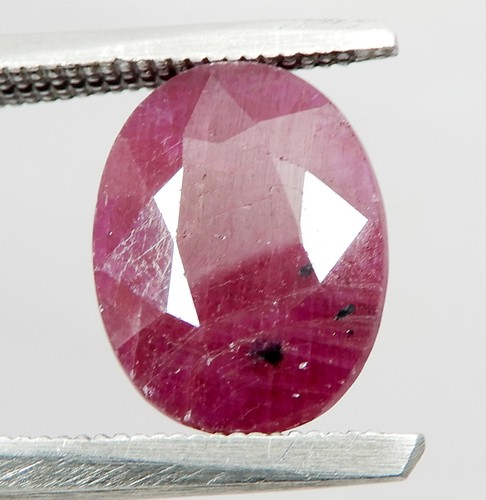 Natural Enhanced Precious EGL Certified Oval Cut Mozambique Ruby Gem 7.60 Cts - Picture 4 of 9