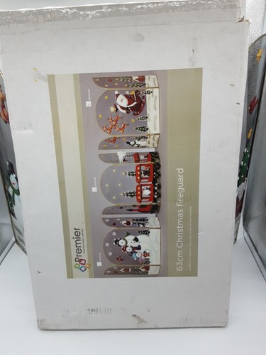 Premier Decorations - 63cm Christmas Fireguard - Picture 2 of 7