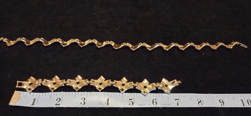 Vintage Trifari Rhinestone Jewlery Set. Art Deco Style. - Picture 4 of 7