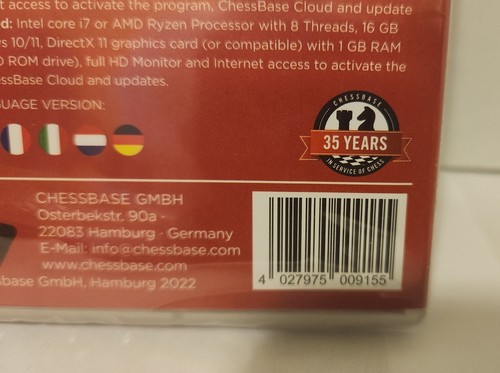 Chessbase 17 Software, Chess, Brand New, Free Shipping - Photo 6/6