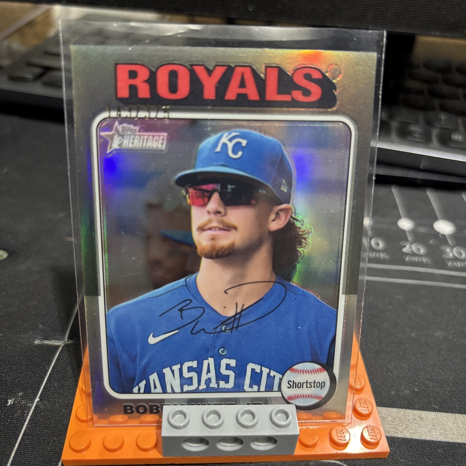 2024 Topps Heritage - Bobby Witt Jr. #404 Chrome Silver Refractor /375