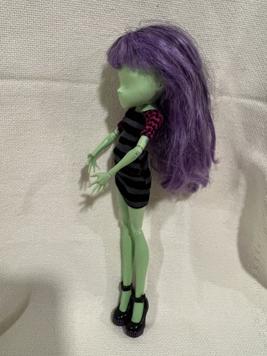 Muñeca Monster High 2011 Create A Monster Verde - Pelo Púrpura, Trajes Mattel - Imagen 4 de 9