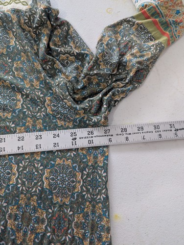Multiples womens tops 2X kaleidoscope Cottagecore Bell Sleeves Boho - Picture 8 of 10