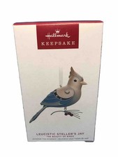 2023 Hallmark Ornament Leucistic Steller's Jay Beauty of Birds Limited Edition