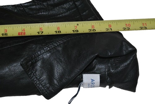 Women's Arizona Jeans Co Size XS Black Zipper Polyurethane Bikers Jacket - Picture 9 of 9