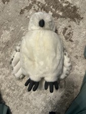 Official Wizarding World Hedwig Harry Potter Snowy Owl Hand Puppet Swivel Head