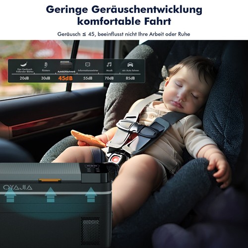 Kompressor Kühlbox 28L Mini Kühlschrank Auto LKW Camping -20℃~20℃ APP Fpzsdipqfl - Bild 13 von 35