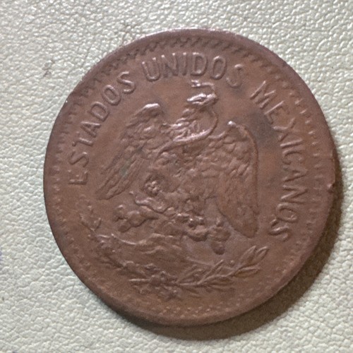 1935 Mo Mexico 10 Centavos Coin Mexico City Mint Better Date Bronze - Picture 7 of 8