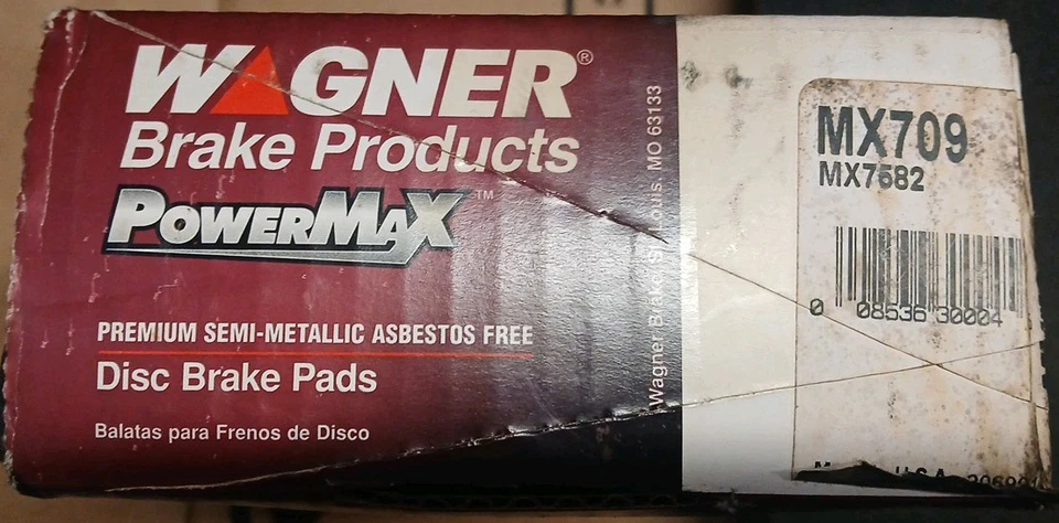 Wagner Powermax Rear Brake Pads - MX709 - 1997-1998 Cadillac Catera - Image 3 of 3