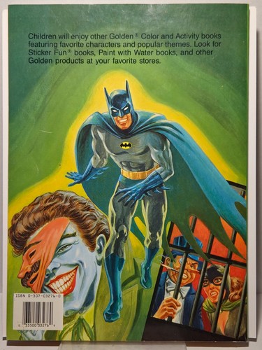 DC Comic Batman 1989 Vintage Golden A Giant Coloring Book - Bild 5 von 5