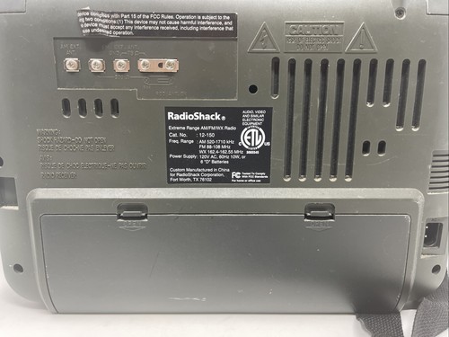 Radio Shack NOAA Extreme Range AM FM Radio Meteorológica Cat. RadioShack 12-150 - Imagen 6 de 6