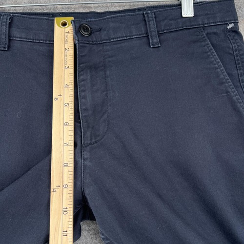 Dockers Hose Herren 36x32 Blau Straight Fit Stretch Chino Freizeit Arbeitskleidung - Bild 5 von 13