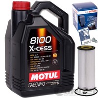 Bosch ÖLfilter 1457429619+MOTUL 5W40 FüR 1.9 TDI Audi A3 A4 VW Golf 4 Bora 1J