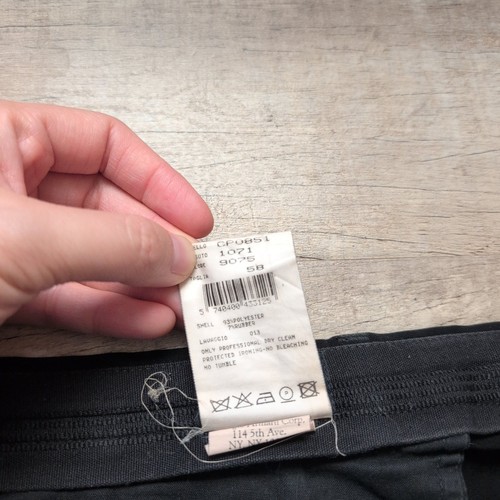 Giorgio Armani 42x30” Inseam Black Dress pants Made In Italy EUC - Picture 4 of 8