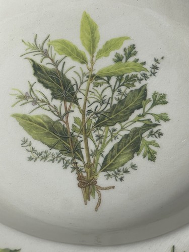 Williams-Sonoma Bouquet Garni Made In Italy 14 1/2 Pasta Dining Platter Vintage - Bild 3 von 12