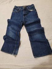 Old Navy Boys Denim Bootcut Jeans 12 Slim Adjustable Waist