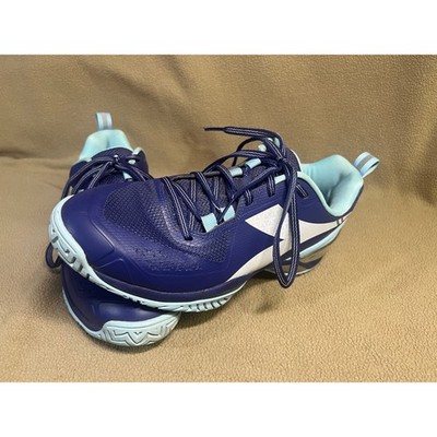 Diadora Speed Blushield Torneo 2 Womens Tennis Shoes Navy Blue 6.5 101.179503