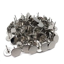 S SYDIEN 100Pcs Flat Head Upholstery Tacks Home Furniture Decor Tack Upholste...