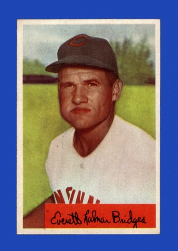 1954 Bowman Set-Break #156 Rocky Bridges EX-EXMINT *GMCARDS*