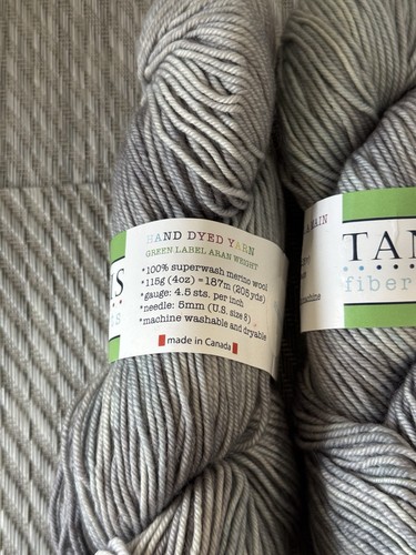 TANIS FIBER ARTS Yarn ~ Color-Shadow ~ 4oz/205yds ~ Green Label Aran Weight - Picture 5 of 7