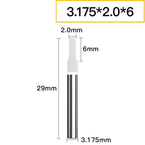 Hartmetall CNC Fräser Gravierbits Ende gerade Form Fräser Fräser Bit - Bild 26 von 40