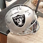 khalil Mack Oakland Raiders Autographed Helmet JSA inscribed 2016 DPOY