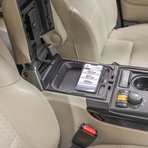 Vassoio ricarica telefono wireless per Land Rover Discovery 3/4 centrale frigo precoce  - Foto 4 di 7