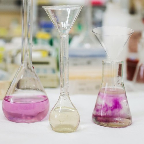 4 Stück Laborglas Trichter Set kurzer Stiel Trichter großer Durchmesser - Bild 8 von 12