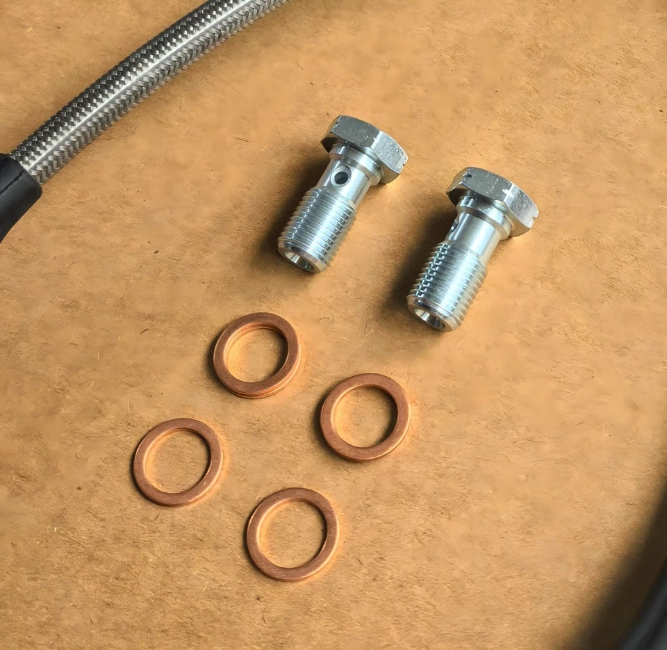 SS Front brake lines Replacement Kit For 1997-2001 Honda CR-V without ABS - Изображение 2 из 2