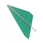 Easily Installed Log Periodic PCB Antenna for UWB Frequency Applications