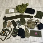 Lot of Military Items: Ww2 Officers Cap, Airborne, Med pack, Straps, Gloves, Etc