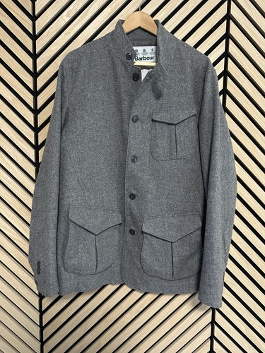 Barbour Wool Jacket L Dept B Skyfall Bond Tokito Rare Blazer Skyfall Sample Ltd  - Picture 10 of 24