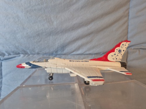 Vintage 1989 ERTL Force One Thunderbirds U.S. Air Force F-16 Jet Diecast - Picture 2 of 7