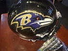 Willis McGahee Signed Baltimore Ravens Speed Authentic NFL Helmet