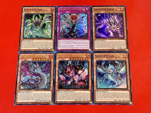 Snake-Eyes Diabellstar + Flamberge + Frassino + Quercia + Betulla + Sorprendente | YuGiOh! - Foto 1 di 13