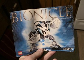 LEGO Bionicle 8565 Kohrak - Nearly Complete w/ Blue Mask, Manual & Canister