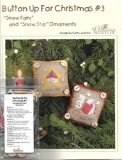 Button Up For Christmas #3 by Victoria Samplers cross stitch pattern