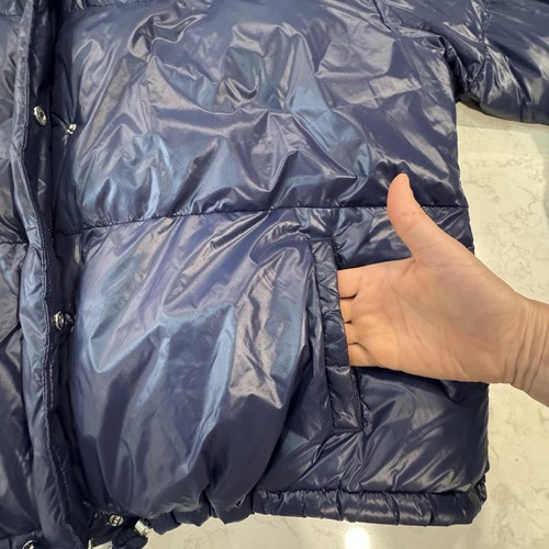 Levi's® Women's Quilted Puffer Jacket Ultra Warm size: 3X Blue Shiny Warm - Picture 11 of 14
