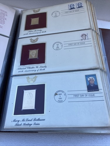 Golden Replicas United States Stamps 22k 19 Stamps and The Book of Stamps - Picture 4 of 10