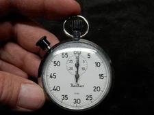 Vintage Hanhart Mechanical Stopwatch 1/5 SEC Made in Germany Works Well